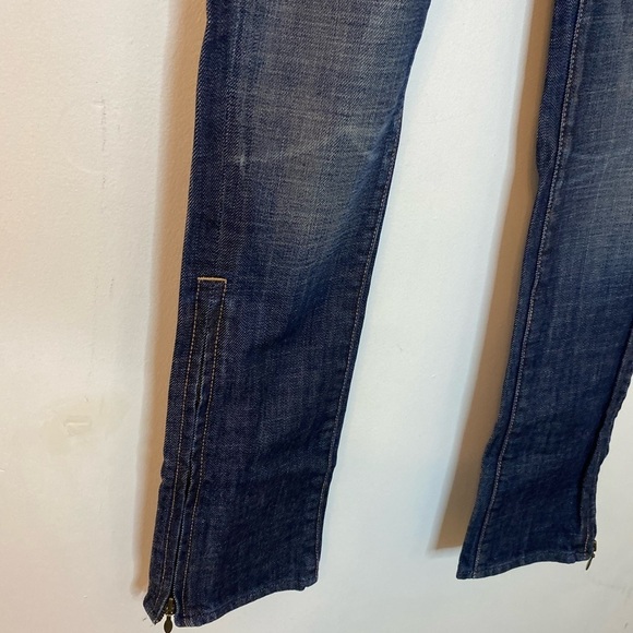 7 for all Mankind low rise ankle zip jeans - Picture 3 of 8